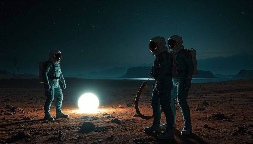 Lueur dans le domaine visible détectée pour la première fois dans la nuit martienne