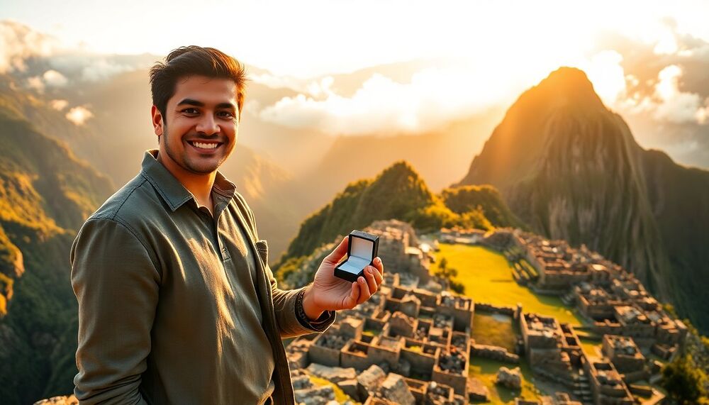 Alec Santos, star de « A Machu Picchu Proposal », dévoile sa demande en mariage au Machu Picchu Alec Santos, star de « A Machu Picchu Proposal », dévoile sa demande en mariage au Machu Picchu
