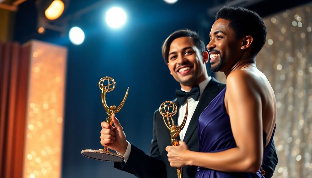 Mandy Moore reçoit l’Emmy Push « This Is Us » de Sterling K. Brown