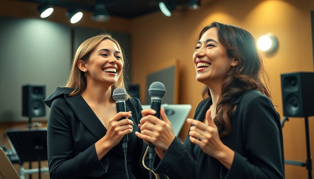 Mareva Galanter partage sa joie en studio pour un duo : « Ce métier est incroyable »