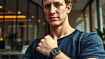 Mark Zuckerberg a associé une montre ‘graal’ de 250 000 $ à son style décontracté