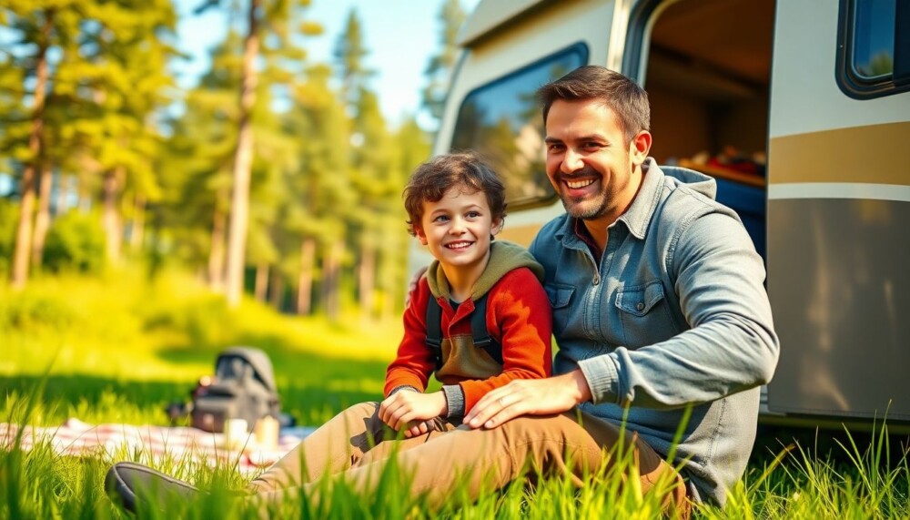 Mathieu Ceschin partage son aventure en camping-car avec son fils Ezio