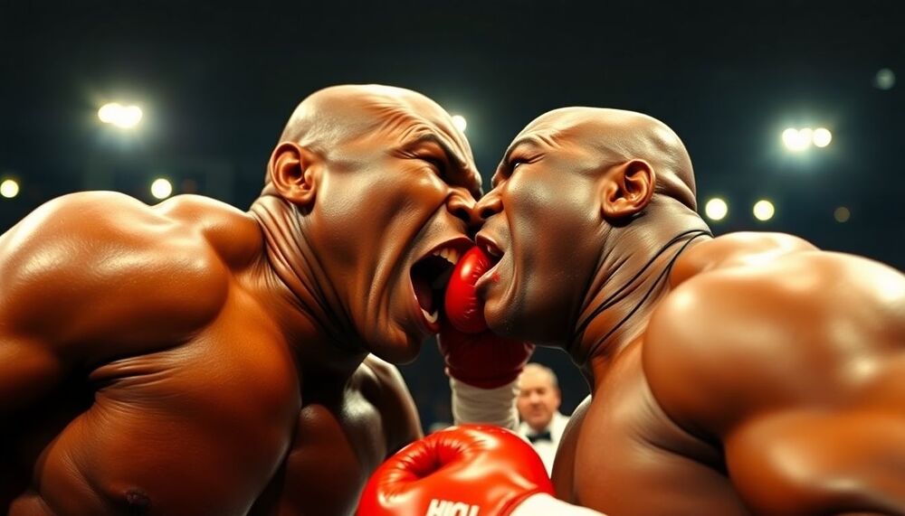 Mike Tyson a mordu in addition que l’oreille d’Evander Holyfield Mike Tyson a mordu in addition que l’oreille d’Evander Holyfield