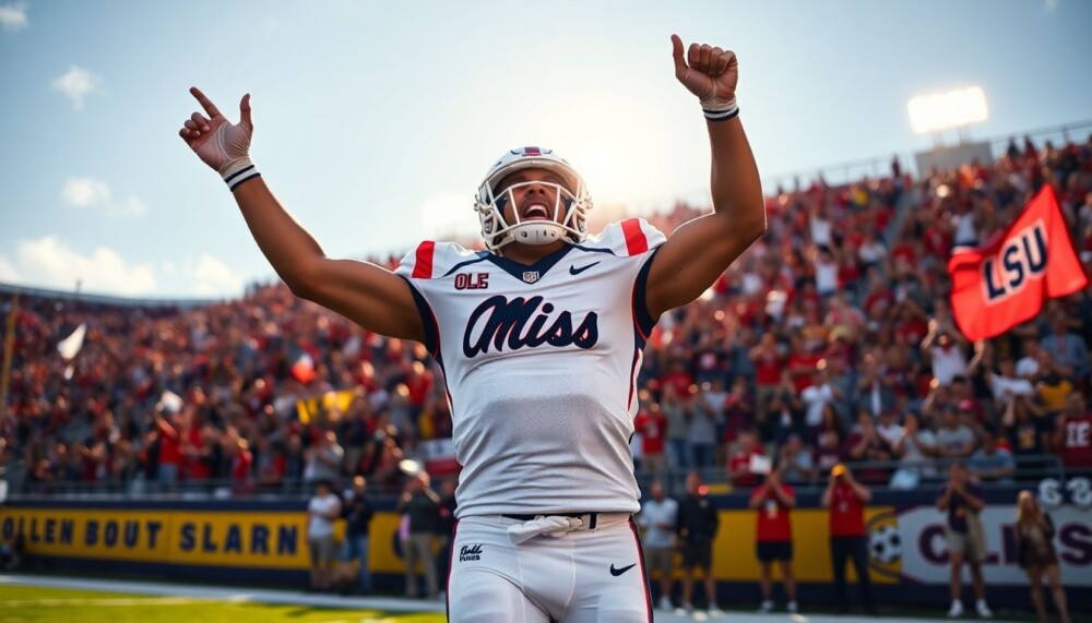 Ole Miss grimpe dans le classement du football universitaire après sa victoire en fusillade contre LSU Ole Miss grimpe dans le classement du football universitaire après sa victoire en fusillade contre LSU