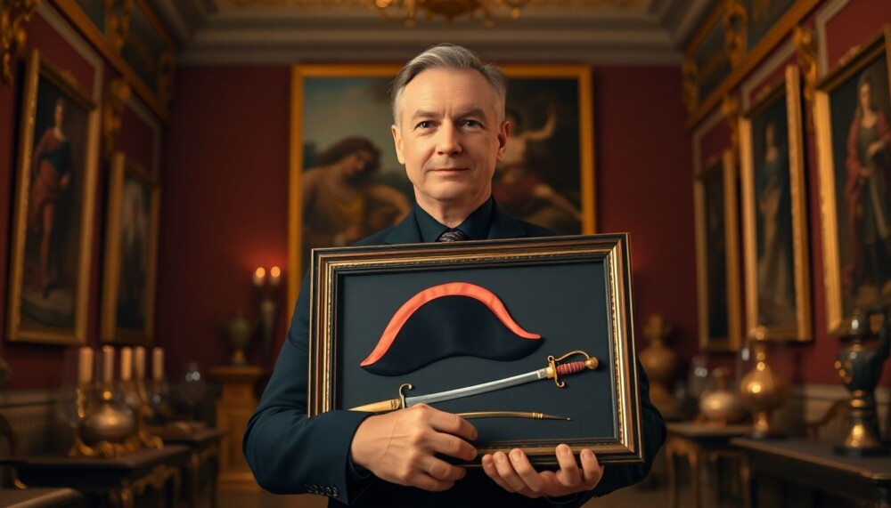 Pierre-Jean Chalençon réunit 800 000 euros pour préserver le bicorne et l’épée de Napoléon