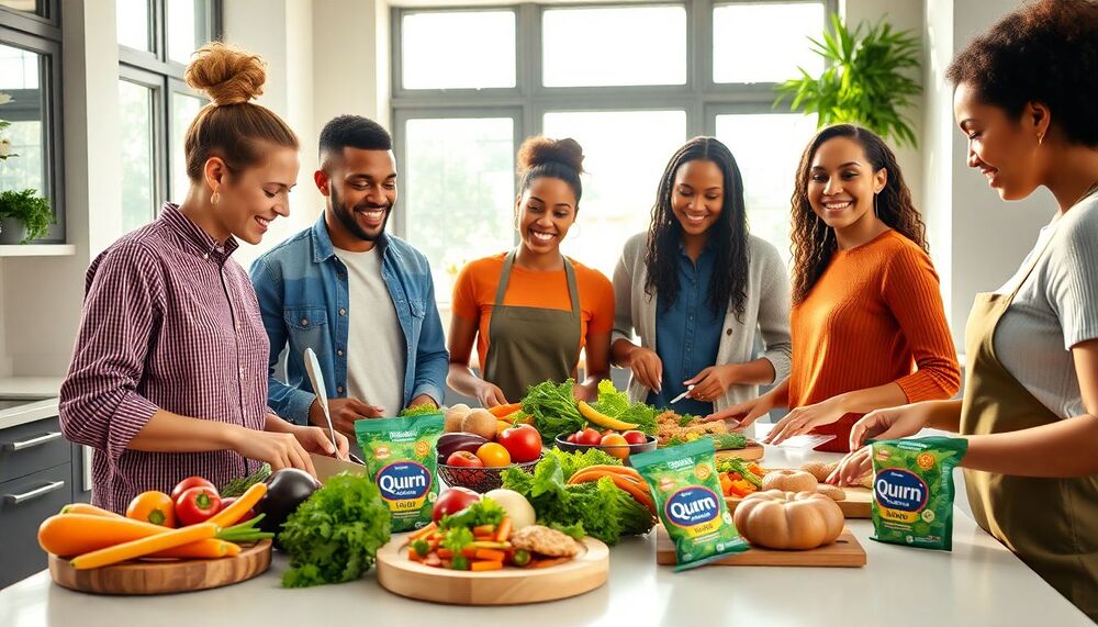 Remplacez la viande rouge par des protéines Quorn pour améliorer la santé cardiaque et réduire le tour de taille, selon une étude Remplacez la viande rouge par des protéines Quorn pour améliorer la santé cardiaque et réduire le tour de taille, selon une étude