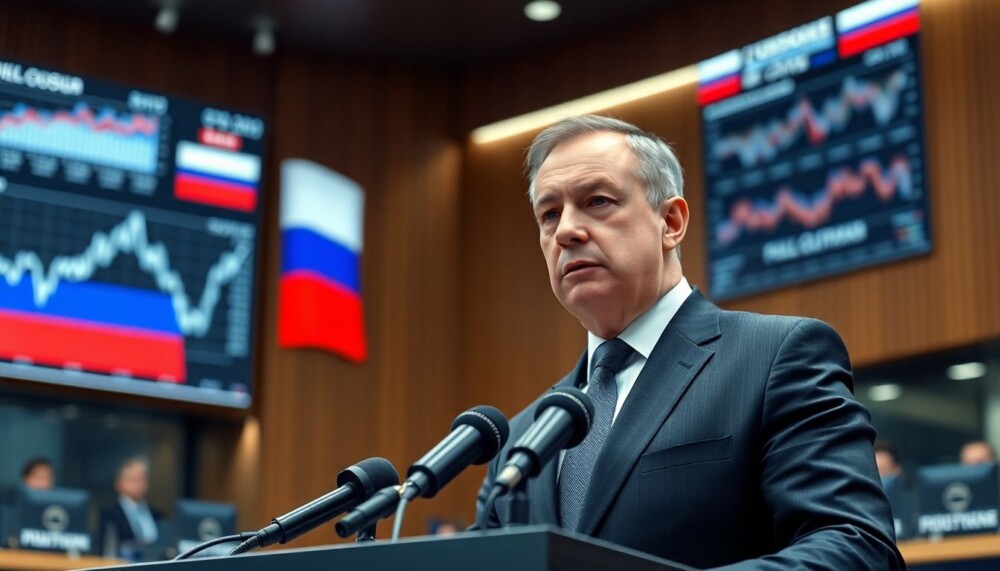 Selon un ministre, l’économie russe, soutenue par la guerre, frôle la récession Selon un ministre, l’économie russe, soutenue par la guerre, frôle la récession
