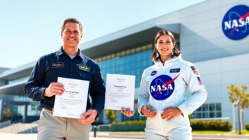 Service civique et esprit d’exploration : deux employés de la NASA honorés
