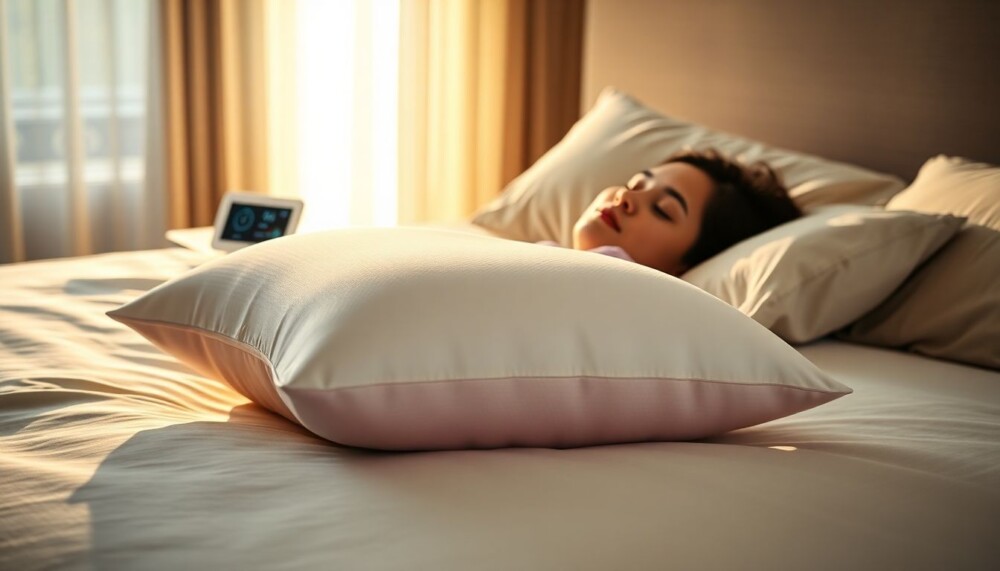 Suivi du sommeil avec un oreiller intelligent auto-alimenté Suivi du sommeil avec un oreiller intelligent auto-alimenté