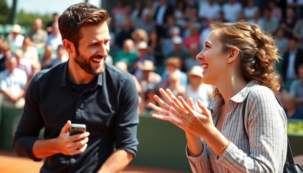 Thomas Sotto et Agathe Lecaron à Roland-Garros : Un échange hilarant et débridé Thomas Sotto et Agathe Lecaron à Roland-Garros : Un échange hilarant et débridé