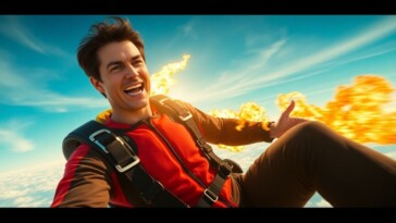 Tom Cruise raconte comment il a battu un record mondial avec un saut en parachute enflammé