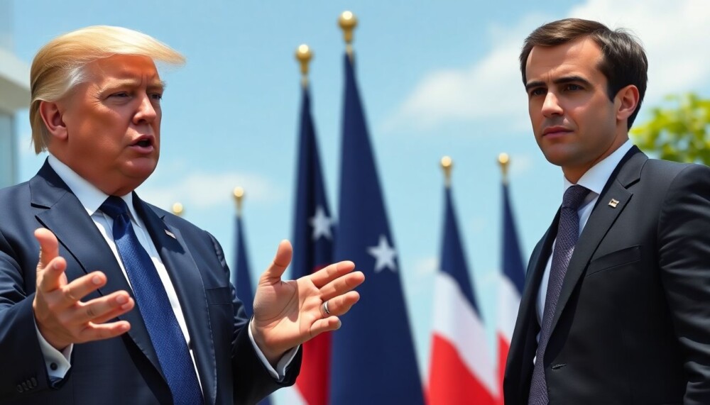 Trump critique Macron après son départ du G7 Trump critique Macron après son départ du G7