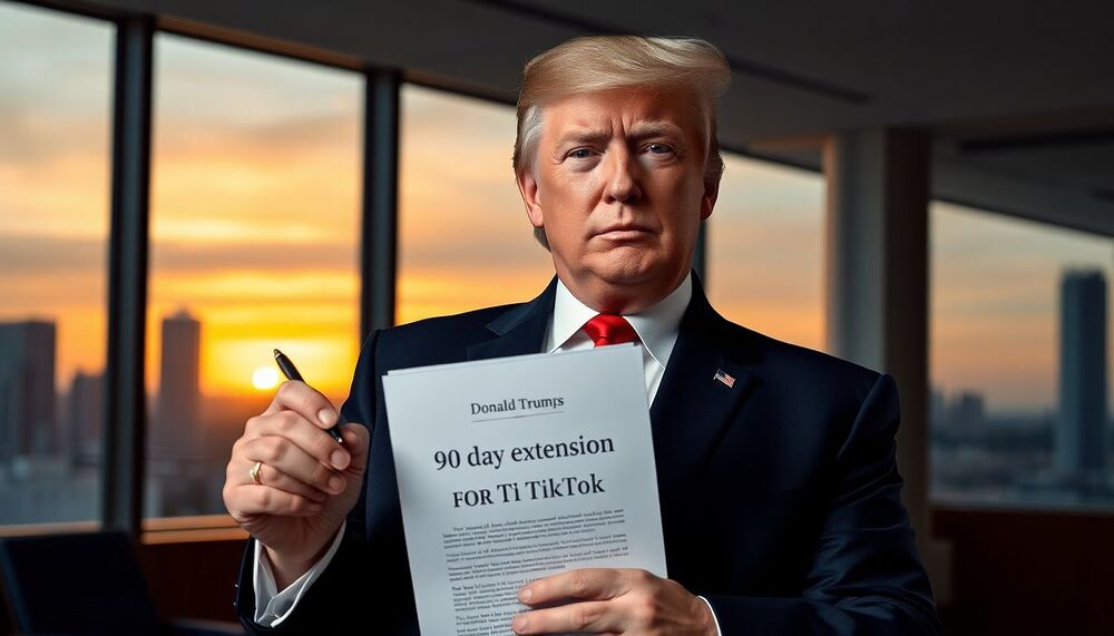 Trump prolonge de 90 jours le délai pour TikTok afin d’éviter une interdiction aux États-Unis Trump prolonge de 90 jours le délai pour TikTok afin d’éviter une interdiction aux États-Unis