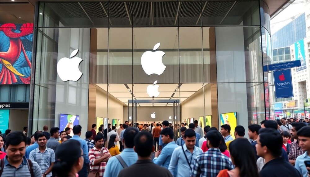 Un deuxième Apple Store ouvre au Sky City Mall de Mumbai