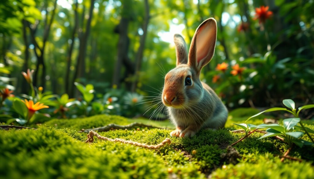 Un lapin Amami en voie de disparition disperse des graines pour une plante non photosynthétique