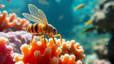 Un petit crustacé agit comme les abeilles de la mer