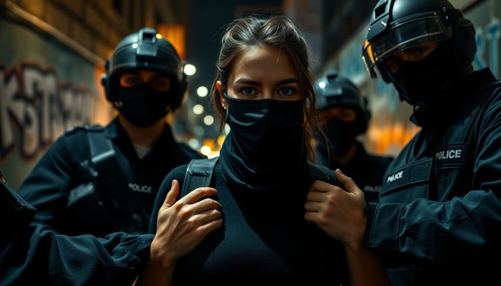 Une femme arrêtée pour avortement avec un masque en latex, la traque continue aux États-Unis