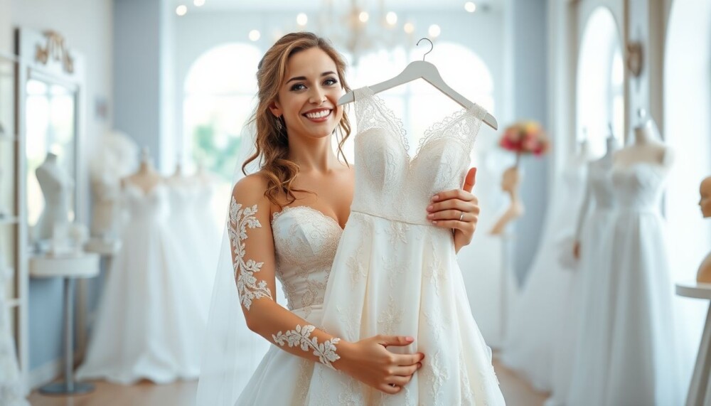 Une mariée a acheté une copie de sa robe de mariée personnalisée à 200 $