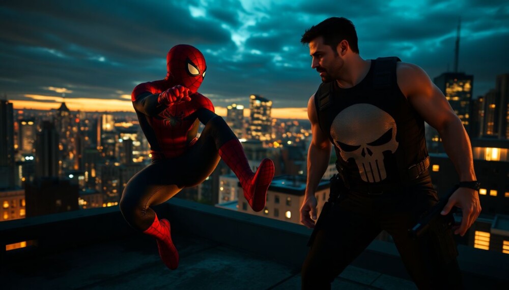 Une nouvelle version d’une histoire classique : Spider-Man affronte à nouveau le Punisher Une nouvelle version d’une histoire classique : Spider-Man affronte à nouveau le Punisher