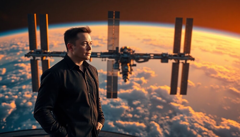Une photo intrigante de l’ISS montre son évolution, tandis qu’Elon Musk prévoit sa démolition