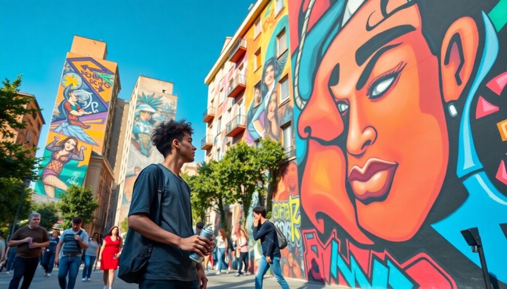 Une visite photograph à travers la « cité-jardin » révolutionnaire de Rome connue pour son art de rue Une visite photograph à travers la « cité-jardin » révolutionnaire de Rome connue pour son art de rue