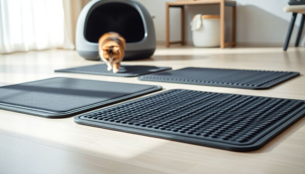 Voici notre sélection des 5 meilleurs tapis pour litières de chat avec un fouilleur performant Voici notre sélection des 5 meilleurs tapis pour litières de chat avec un fouilleur performant