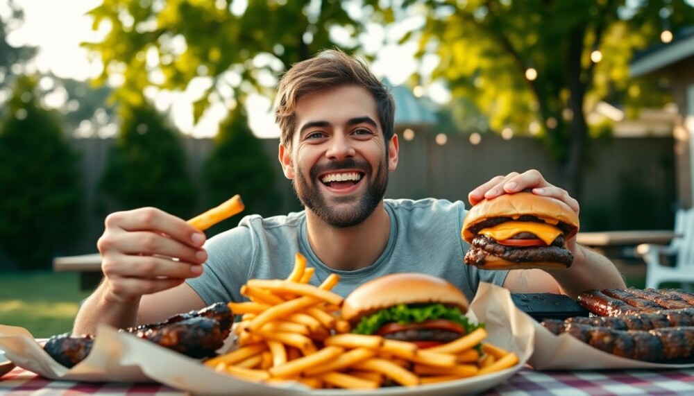 Vous ne pouvez pas arrêter de vous gaver de frites et de barbecue ? Vous ne pouvez pas arrêter de vous gaver de frites et de barbecue ?