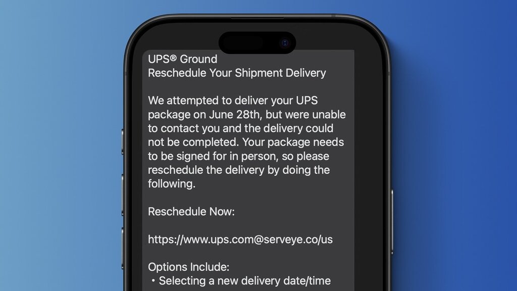 UPS : Attention, le message texte de livraison est une arnaque UPS : Attention, le message texte de livraison est une arnaque