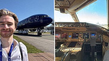 J’ai embarqué à bord d’un Boeing 777 de Qatar Airways qui transportait la meilleure équipe de football d’Europe aux États-Unis