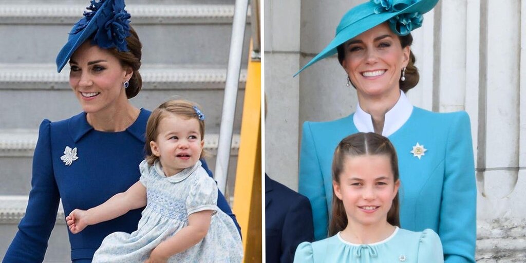 20 Fois, Kate Middleton et la princesse Charlotte ont été vues dans des tenues assorties 20 Fois, Kate Middleton et la princesse Charlotte ont été vues dans des tenues assorties