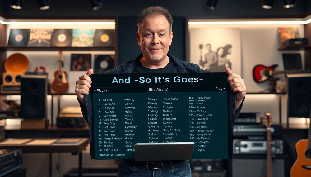Billy Joel dévoile une gigantesque playlist compagnon de 115 chansons intitulée ‘And So It Goes’