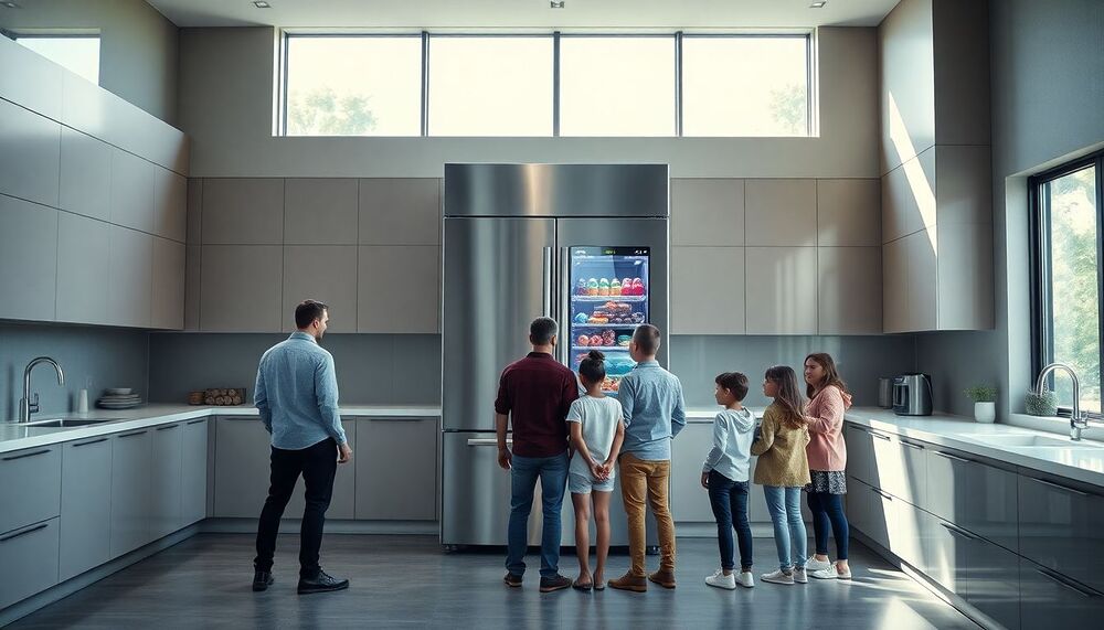 Ce réfrigérateur géant de Samsung, avec un compartiment en plus, métamorphose notre cuisine Ce réfrigérateur géant de Samsung, avec un compartiment en plus, métamorphose notre cuisine
