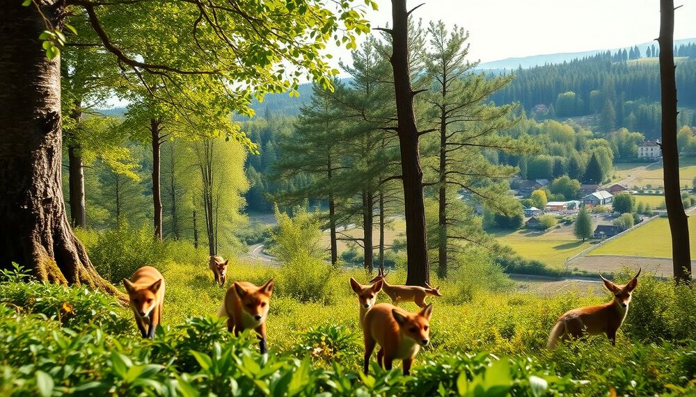 Dans les régions plus chaudes, les mammifères recherchent les forêts et évitent les habitats humains Dans les régions plus chaudes, les mammifères recherchent les forêts et évitent les habitats humains