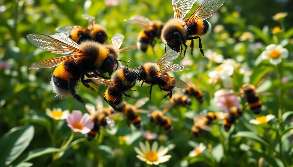 Des bourdons tombent pour se débarrasser des frelons asiatiques