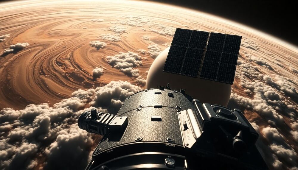 Des images surprenantes capturent la dernière vue de la sonde de la NASA avant son entrée dans l’atmosphère de Saturne