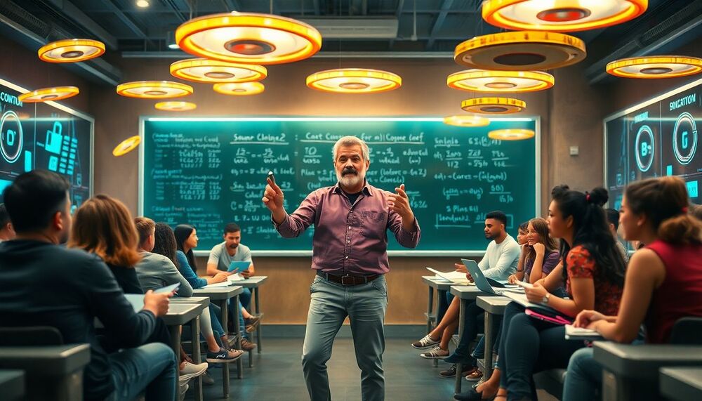 Enseigner la physique dans le vacarme des disques volants