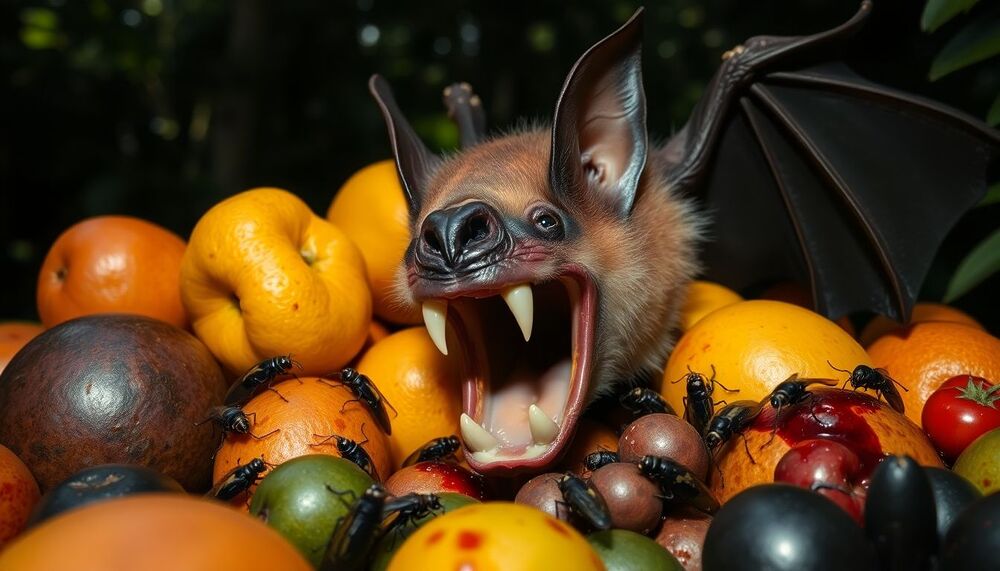 Fruits, nectar, insectes et sang : comment les dents et les mâchoires des chauves-souris ont évolué pour un dîner diversifié Fruits, nectar, insectes et sang : comment les dents et les mâchoires des chauves-souris ont évolué pour un dîner diversifié