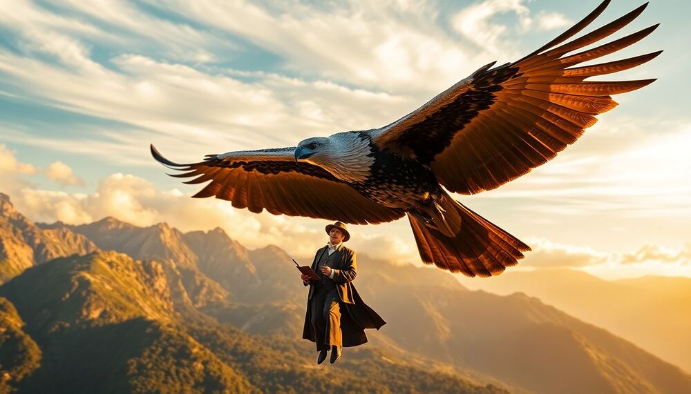 La critique plane dans les airs tel un majestueux condor