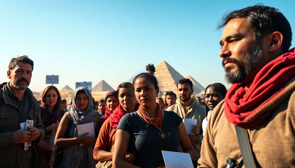 L’Égypte est courtisée de tous côtés comme étant un élément crucial pour le sort des réfugiés de Gaza L’Égypte est courtisée de tous côtés comme étant un élément crucial pour le sort des réfugiés de Gaza