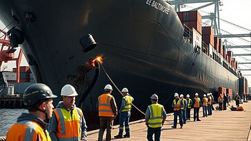 Le navire qui a provoqué l'effondrement du pont de Baltimore avait des problèmes électriques apparents alors qu'il était encore à quai, selon une source de l'AP