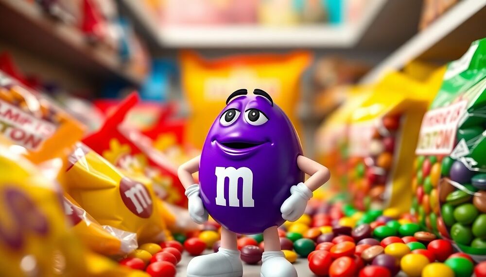 M&M’s ajoute un personnage violet à l’équipage – mais pas aux paquets de bonbons