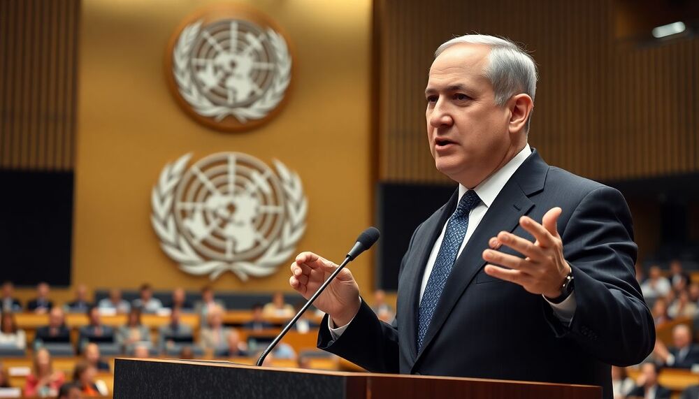 Netanyahu déclare à l’ONU qu’Israël est à l’aube d’une paix historique avec l’Arabie saoudite Netanyahu déclare à l’ONU qu’Israël est à l’aube d’une paix historique avec l’Arabie saoudite