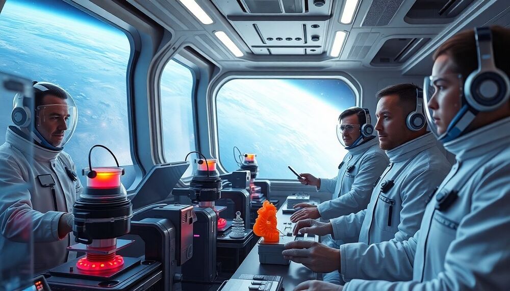Pour faire progresser la colonisation spatiale, de nouvelles recherches explorent l’impression 3D en microgravité