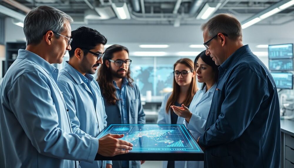 Recherche collective de particules actives entraînées par apprentissage par renforcement