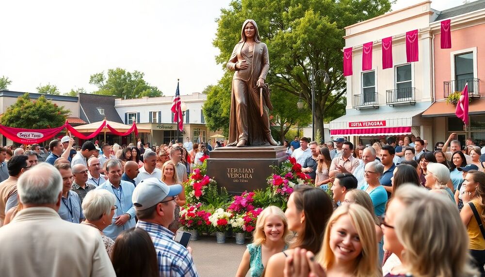 Tous commentent l’inauguration de la statue en bronze de 24 pieds de Sofía Vergara dans sa ville natale