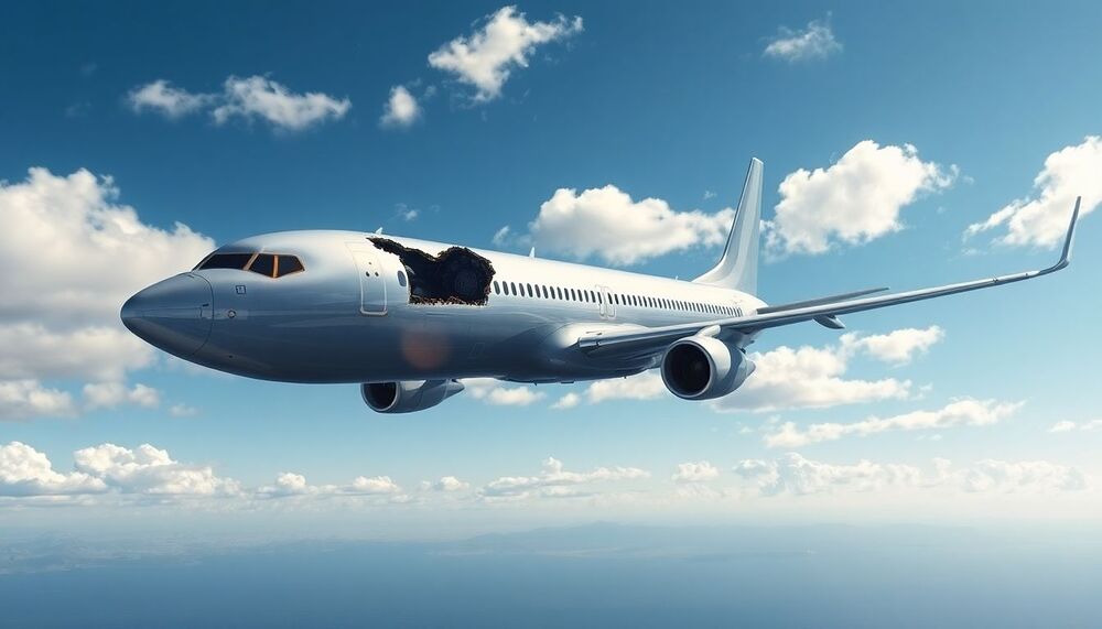 Un Boeing 737 perd une partie de son aile en plein vol Un Boeing 737 perd une partie de son aile en plein vol