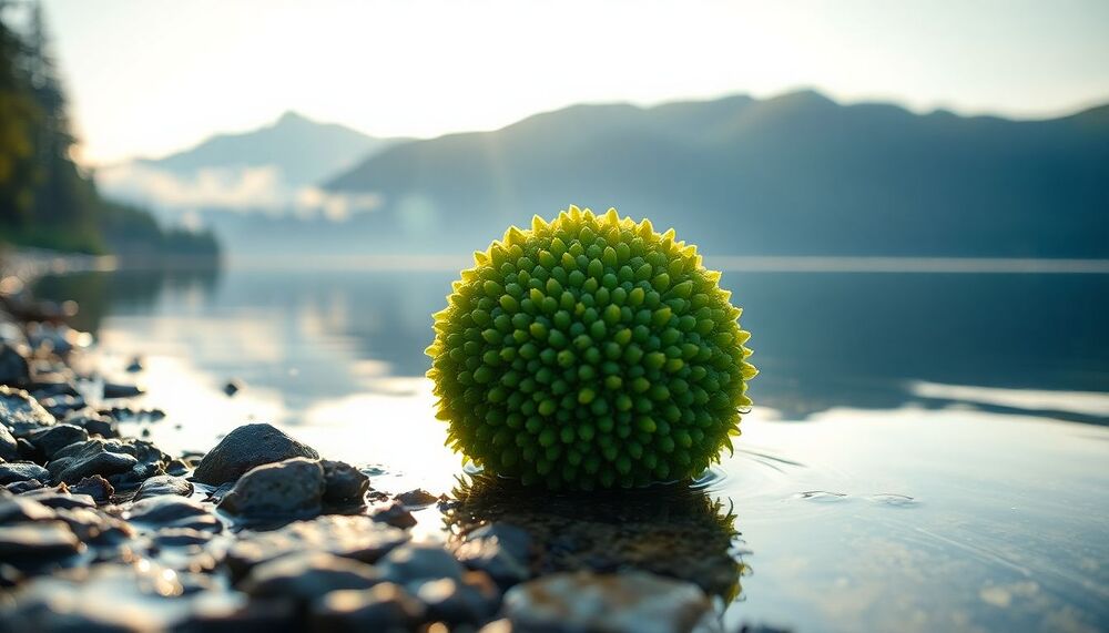 Un marimo unique menacé par la hausse des températures du lac Un marimo unique menacé par la hausse des températures du lac