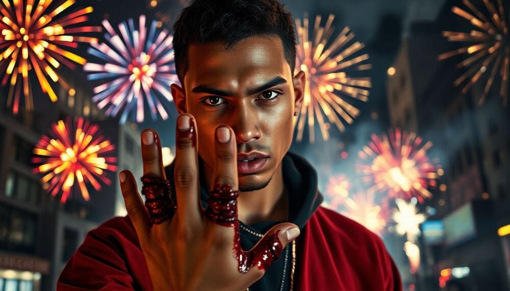 Un rappeur de 4Xtra perd des doigts lors d’une explosion de feux d’artifice après une menace vidéo
