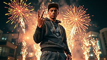 Un rappeur de 4xtra perd ses doigts dans une explosion de feux d’artifice après avoir proféré une menace troublante en vidéo
