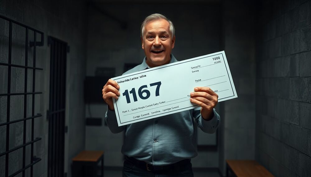 Un récidiviste gagne 167 millions à la loterie avant de retourner en prison